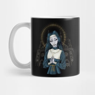 Valak, the Demon Nun in Neutral Colors Mug